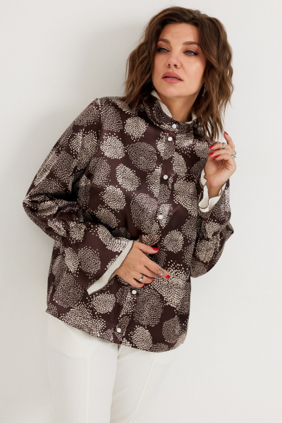 Блуза BegiModa 4140 шоколад - фото 7