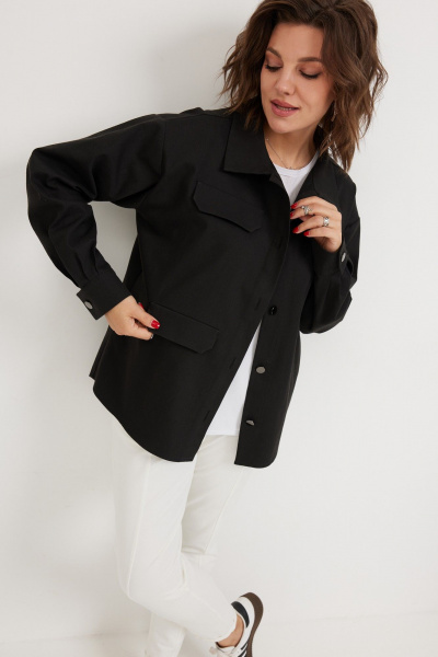 Блуза BegiModa 4141 черный - фото 3