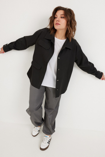 Блуза BegiModa 4141 черный - фото 7