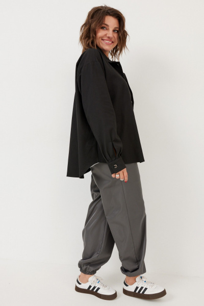 Блуза BegiModa 4141 черный - фото 5