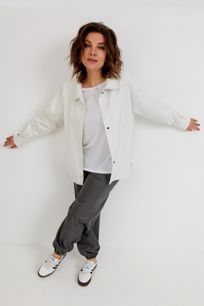 Блуза BegiModa 4143 сливочный - фото 8