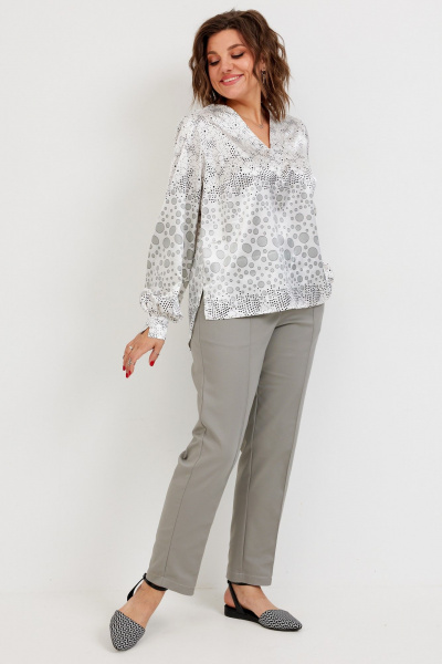 Брюки BegiModa 6073 пепел - фото 2