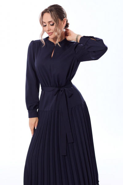Платье Golden Valley 44267 темно-синий - фото 2