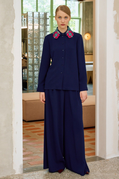 Брюки, рубашка Lokka 1691 синий - фото 1