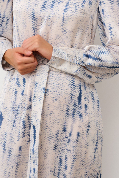 Платье Morozov Amavie 1.2133_А2 бежево-голубой - фото 6