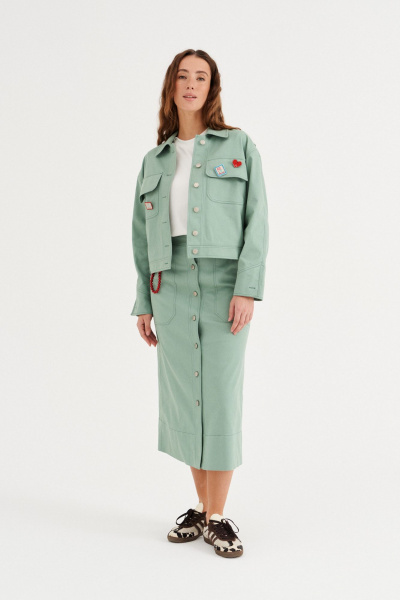 Жакет Morozov Amavie 3.2193_A1 зеленый - фото 7