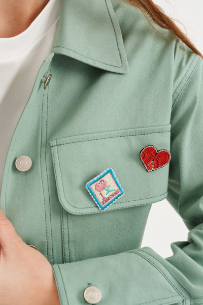 Жакет Morozov Amavie 3.2193_A1 зеленый - фото 5