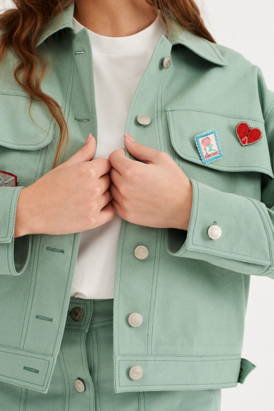 Жакет Morozov Amavie 3.2193_A1 зеленый - фото 4