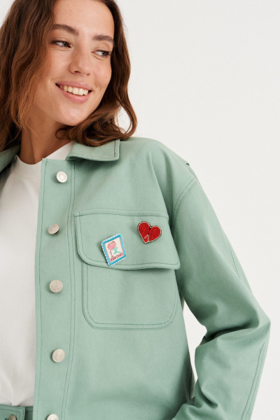 Жакет Morozov Amavie 3.2193_A1 зеленый - фото 3