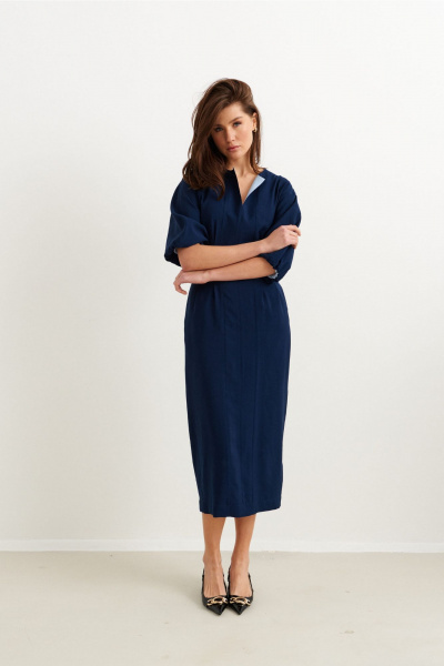 Платье Morozov Amavie 1.2161 _A1 темно-синий - фото 6