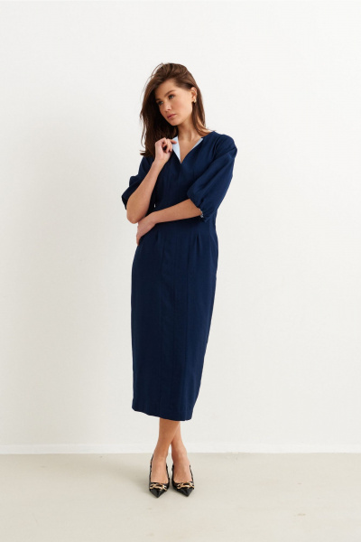 Платье Morozov Amavie 1.2161 _A1 темно-синий - фото 5