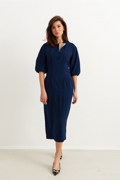 Платье Morozov Amavie 1.2161 _A1 темно-синий - фото 4