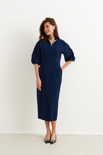 Платье Morozov Amavie 1.2161 _A1 темно-синий - фото 3
