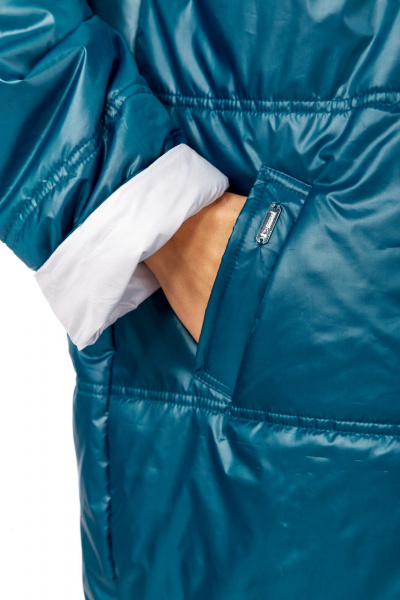 Куртка Диомант 1928 бирюза-белый - фото 12