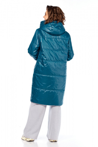 Куртка Диомант 1928 бирюза-белый - фото 9