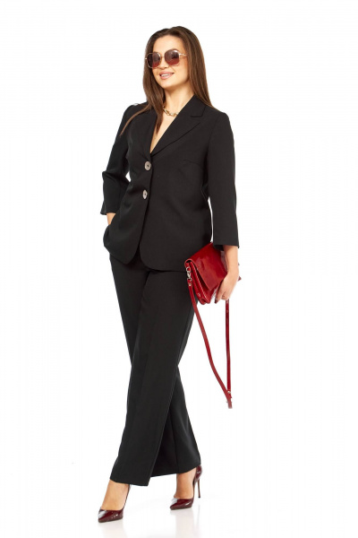 Брюки, жакет Taita plus 2520/1 черный - фото 5