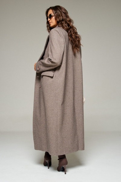 Пальто Beautiful&Free 7030 кофейный - фото 6