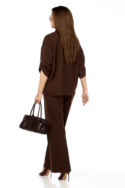 Брюки, жакет Taita plus 2519/1 темный_шоколад - фото 6