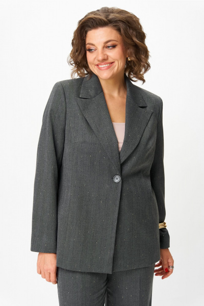 Брюки, жакет Vilena 1019 серый - фото 7