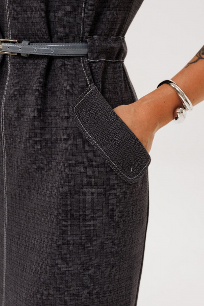 Сарафан Anelli 1699 шотландский_серый - фото 6