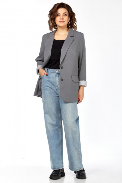 Жакет Matini 4.1582/1 темно-серый - фото 10