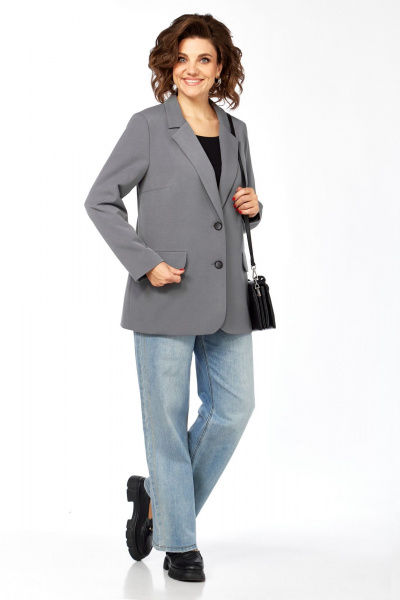 Жакет Matini 4.1582/1 темно-серый - фото 8