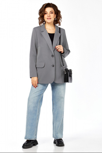 Жакет Matini 4.1582/1 темно-серый - фото 6