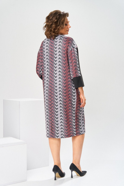 Платье Romanovich Style 1-2459 серо-розовый - фото 11