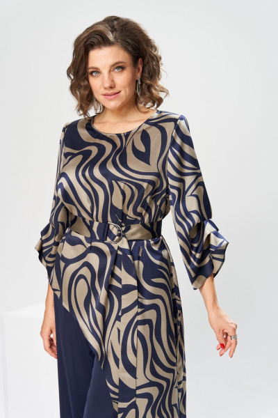 Брюки, туника Romanovich Style 2-2750 дизайн/синий - фото 11