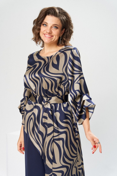 Брюки, туника Romanovich Style 2-2750 дизайн/синий - фото 5