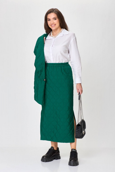 Жилет, юбка Anastasia 1171.1 зеленый - фото 9