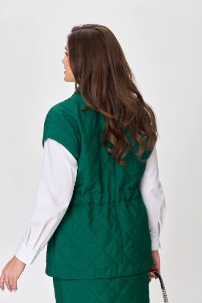 Жилет, юбка Anastasia 1171.1 зеленый - фото 7