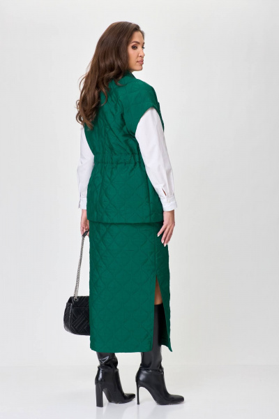 Жилет, юбка Anastasia 1171.1 зеленый - фото 4