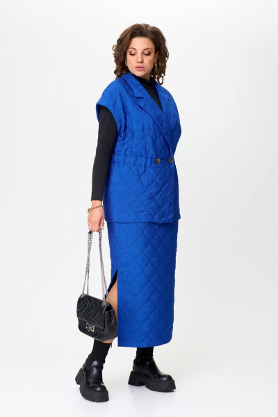 Жилет, юбка Anastasia 1171.1 индиго - фото 3