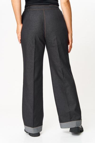 Брюки, жакет Aira Style 24239 графит - фото 16