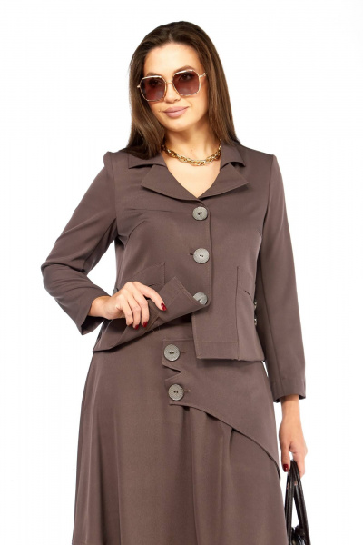 Блуза, юбка Taita plus 2525 капучино - фото 3