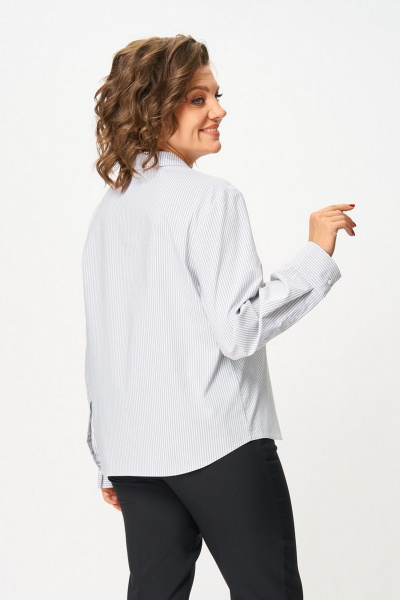 Блуза Svetlana-Style 2168 белый_серый - фото 3