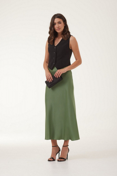 Юбка T.N.D М347 хаки - фото 1