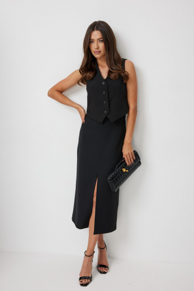 Юбка T.N.D М369 черный - фото 5