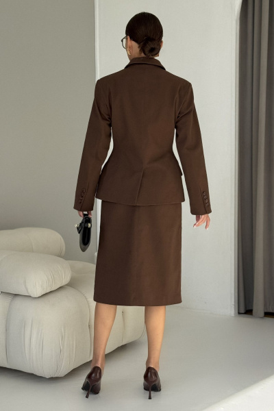 Юбка DAVA 5235 шоколад - фото 7