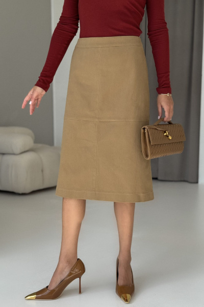 Юбка DAVA 5235 бежевый - фото 13