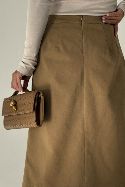 Юбка DAVA 5235 бежевый - фото 11