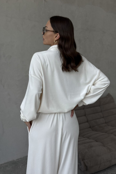 Брюки, джемпер DAVA 2234 молочный - фото 11