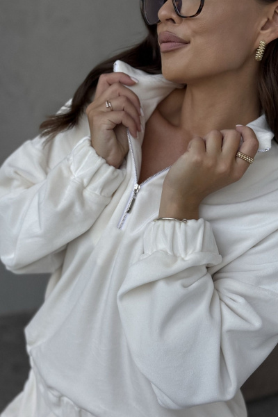 Брюки, джемпер DAVA 2234 молочный - фото 9