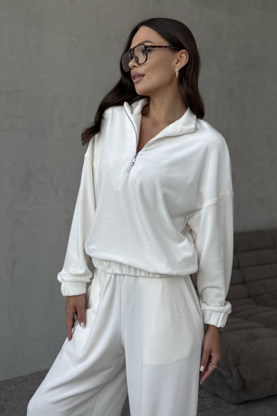 Брюки, джемпер DAVA 2234 молочный - фото 8