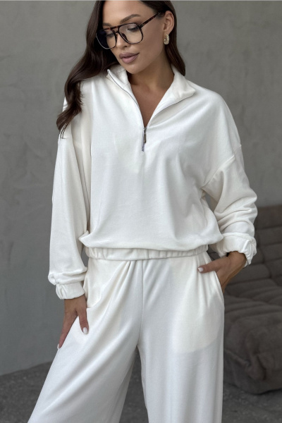 Брюки, джемпер DAVA 2234 молочный - фото 7