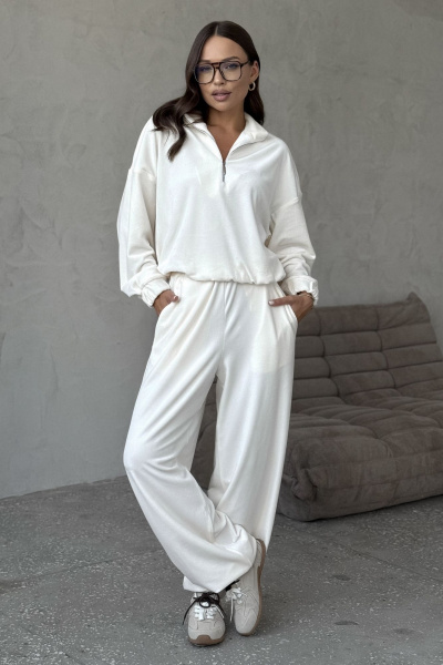 Брюки, джемпер DAVA 2234 молочный - фото 4