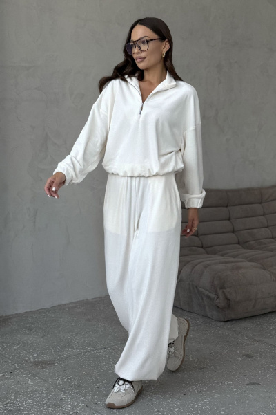 Брюки, джемпер DAVA 2234 молочный - фото 2