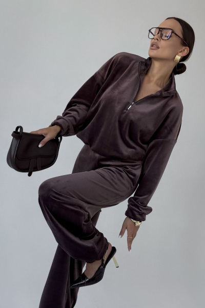 Брюки, джемпер DAVA 2234 шоколадный - фото 6