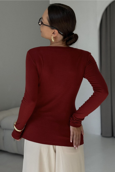 Джемпер DAVA 4230 бордо - фото 5